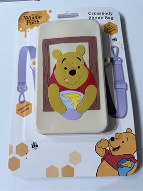 Disney Winnie the Pooh Crossbody Phone Bag with Adjustable Strap